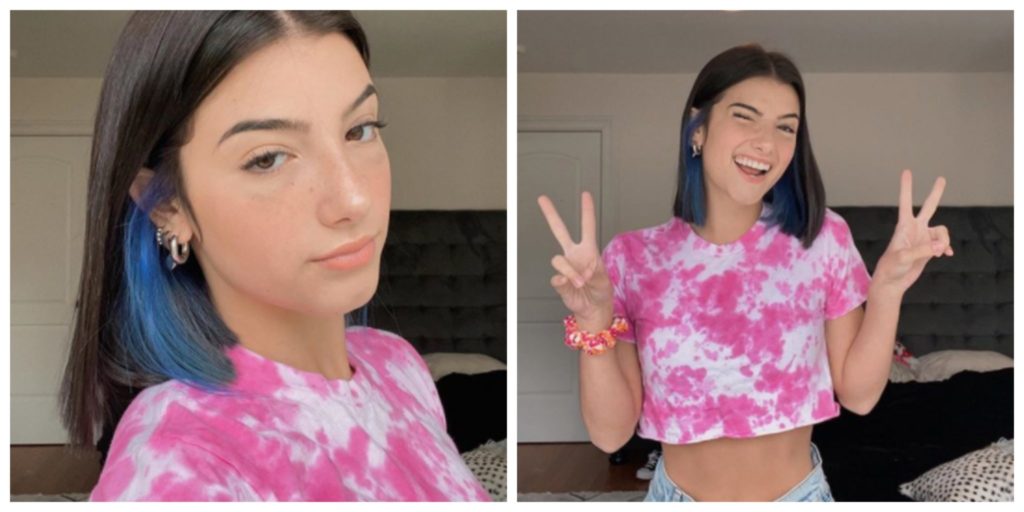 A Week After Going Blue, Charli Now Has Pink Hair - Kiss